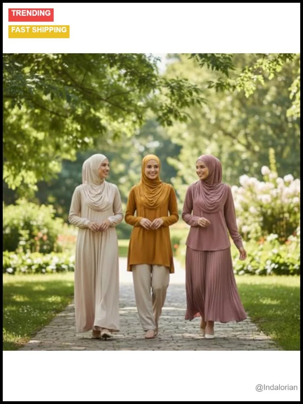 Premium Jersey Hijab Set 3-Pack Soft Breathable Headscarf Wrap Women's